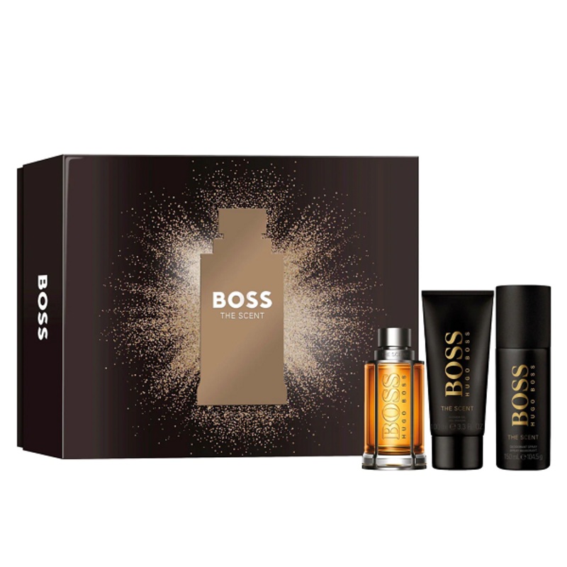 Hugo Boss – Boss The Scent Eau De Toilette Set (EDT+SG+Deo Spray)