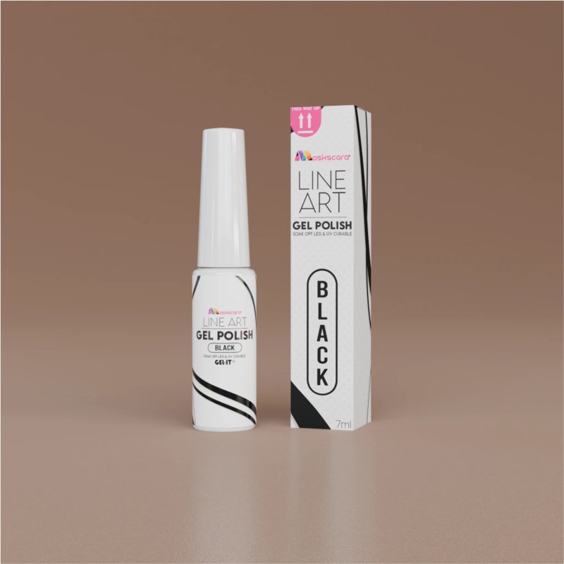 Line Art Gel 7ml – Black