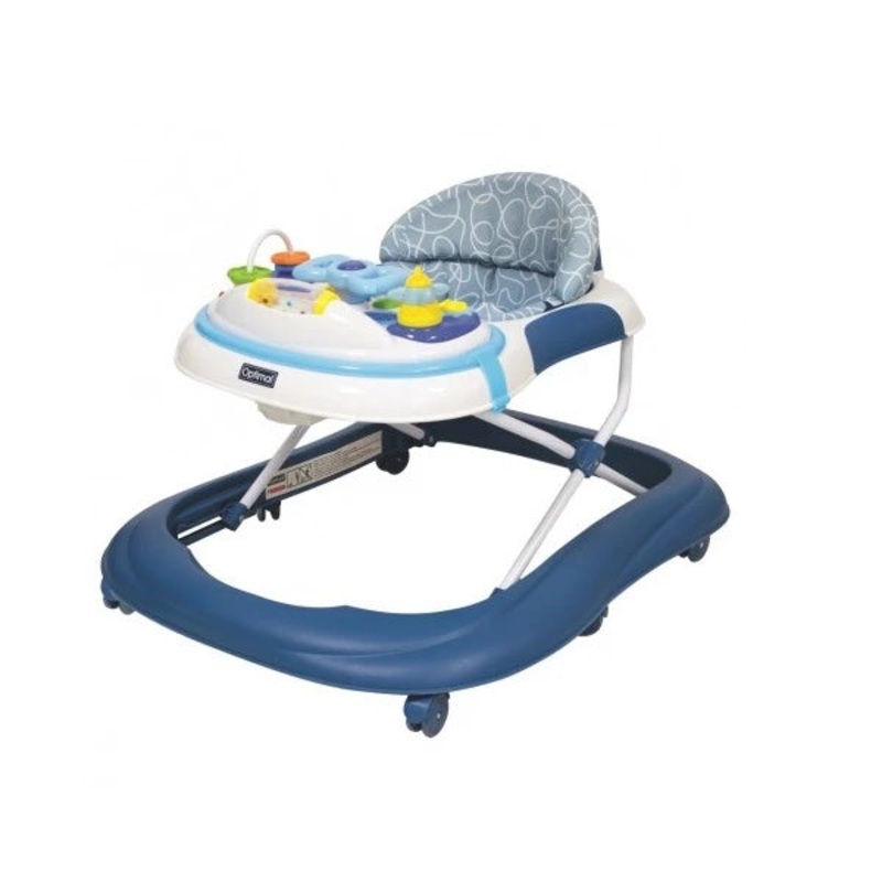 Optimal Musical Baby Walker Blue&Pink&Gray