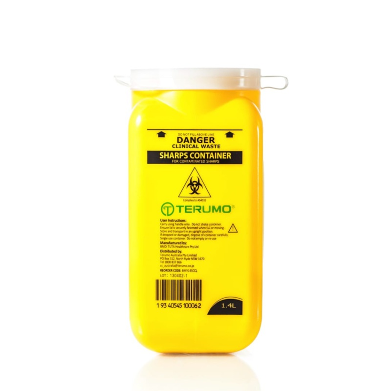 SHARPS DISPOSAL UNIT 1.4L