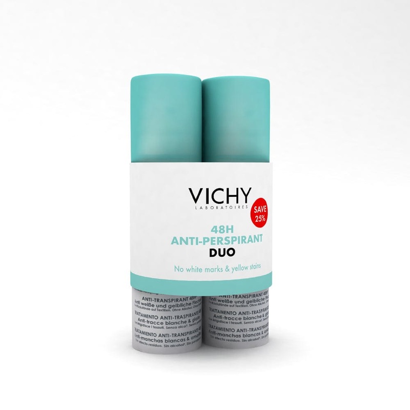 Vichy 48hr No Marks Aerosol Anti-Perspirant Deodorant Bundle