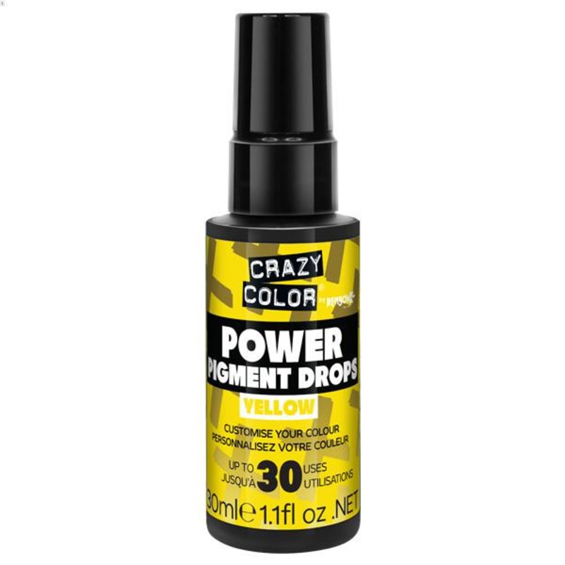 Crazy Color — Power Pigment Drops – Yellow 1oz
