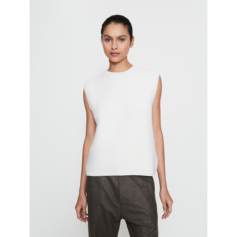 Matta Links-Links Sleeveless Pullover in Ivory