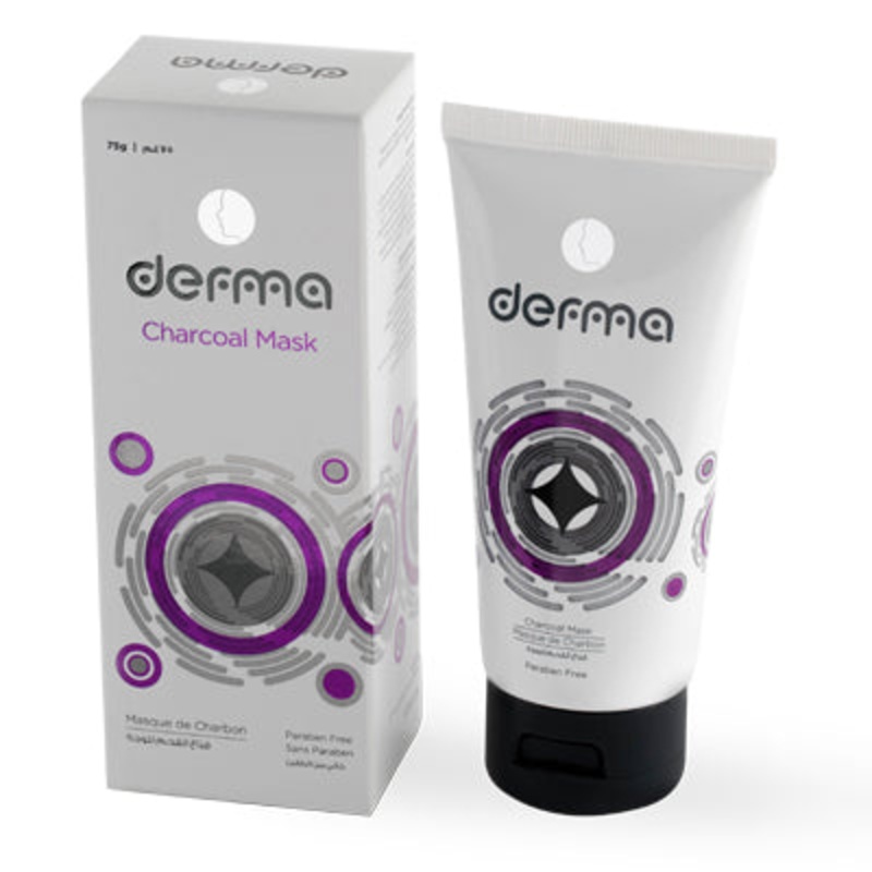 Derma Pella Charcoal Mask Tube 75ml
