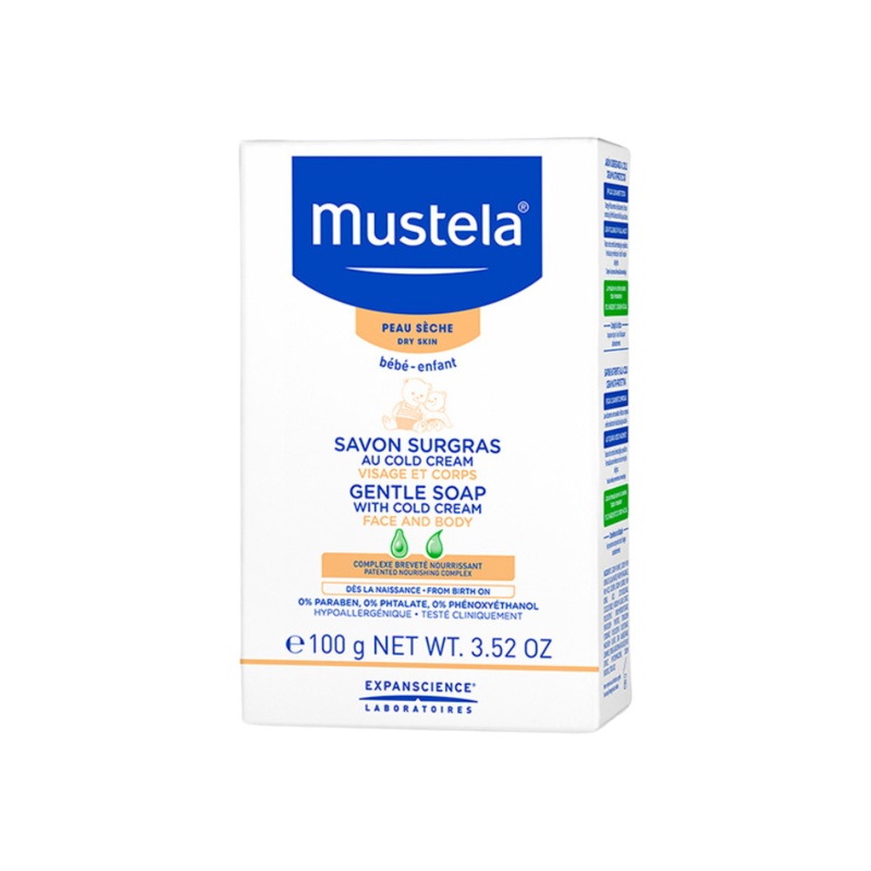 Mustela – Gentle Soap With Cold Cream 100g