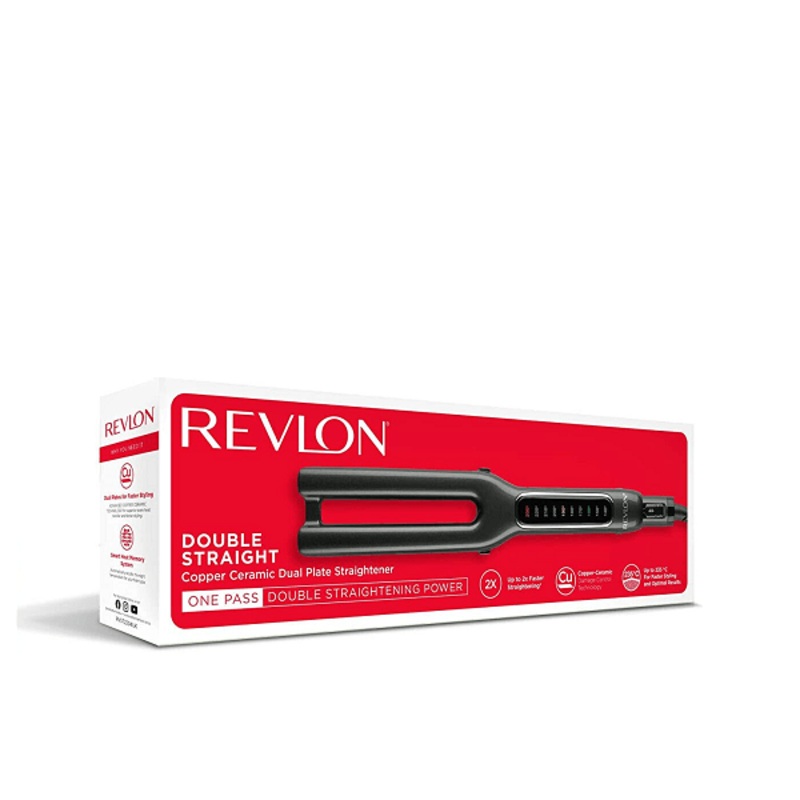 Revlon – Double Straight Copper Ceramic Dual Plate Straightener