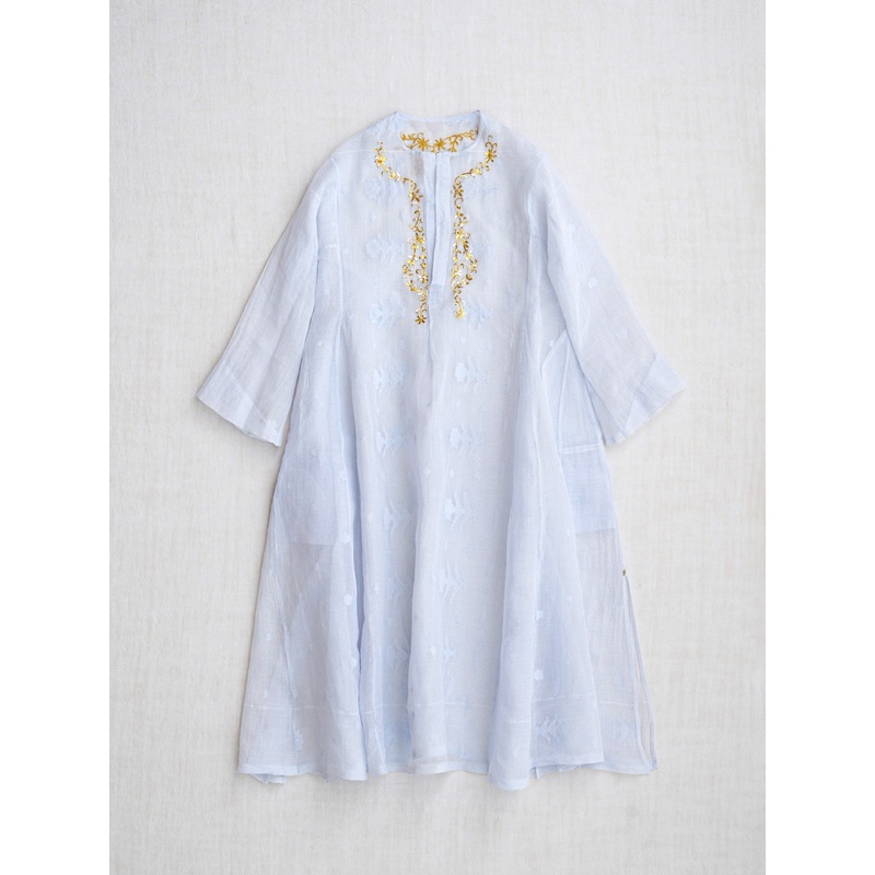 Short Tule Dress in Rice