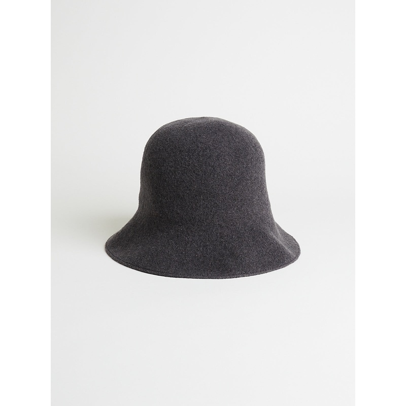 Widen Bell Hat in Charcoal Brown