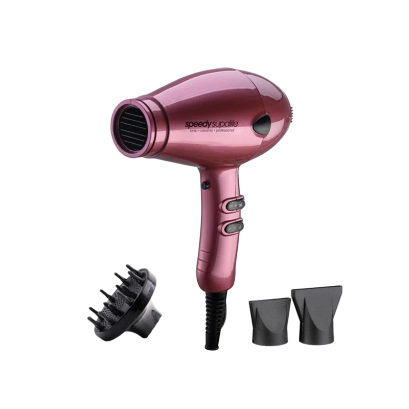 SPEEDY SUPALITE PROFESSIONAL HAIRDRYER BLUSH WITH DIFFUSER