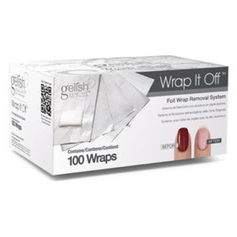 GELISH WRAP IT OFF FOIL REMOVER 100 WRAPS