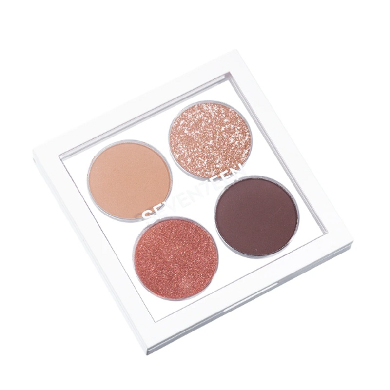 Seventeen – Vibrant Eyes Quad Palette 04 Celestial Nudes