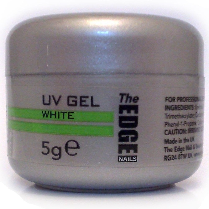 THE EDGE Nail Self Leveling, Odorless UV Gel – White 5g