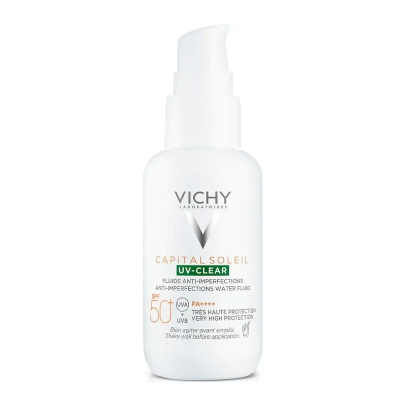 VICHY Capital Soleil UV-Clear Mattifying Sun Protection SPF50+ with Salicylic Acid for Blemish-Prone Skin 40ml