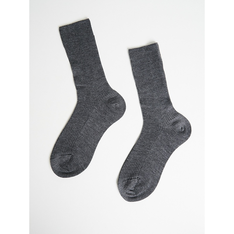 Cashmere Socks in Dark Grey