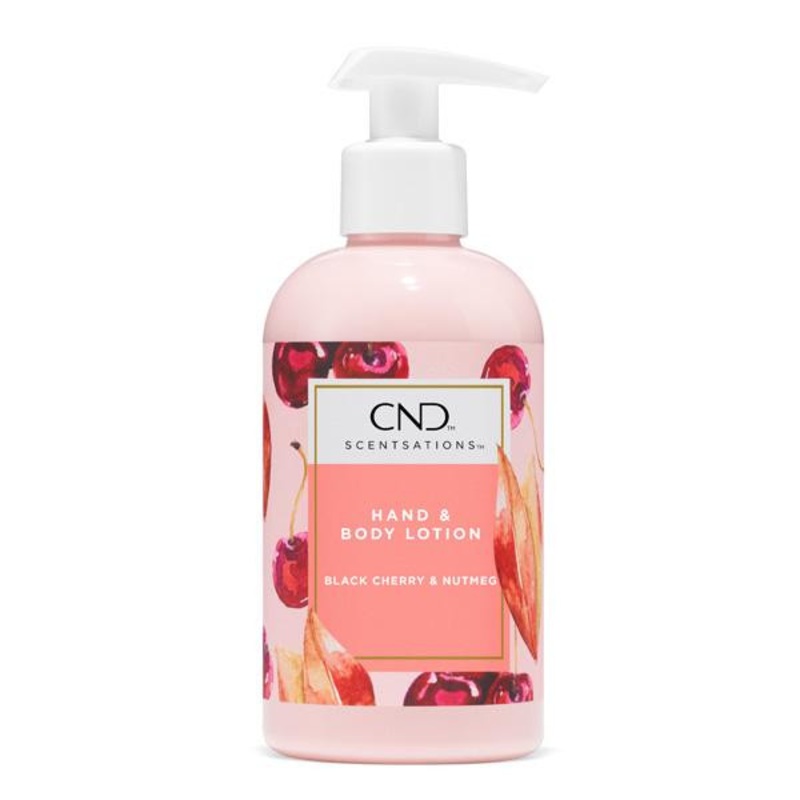 CND — Hand and Body Lotion – Black Cherry & Nutmeg 8.3oz