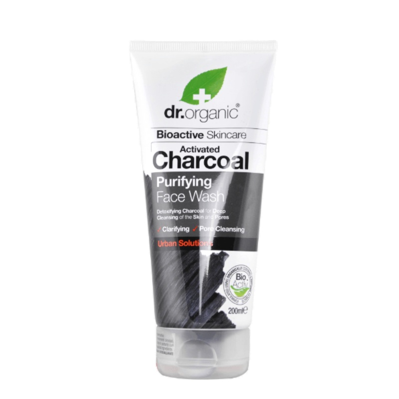 Dr. Organic – Activated Charcoal Purifying Face Wash