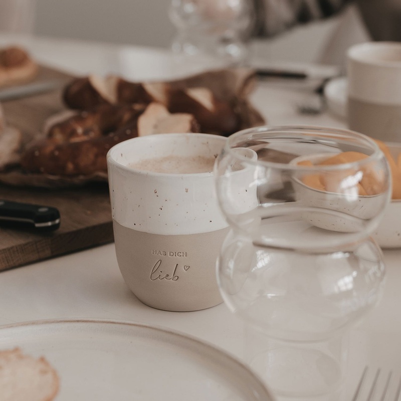 Becher HAB DICH LIEB – Eulenschnitt (Limited Edition)