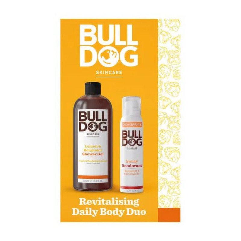 Bulldog Lemon & Bergamot Revitalising Body Care Duo