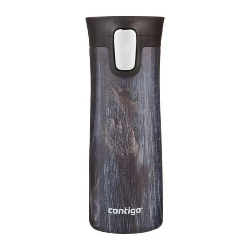 Contigo Autoseal Pinnacle Couture Vacuum Insulated Stainless Steel Travel Mug 420 ml, Indigo Wood