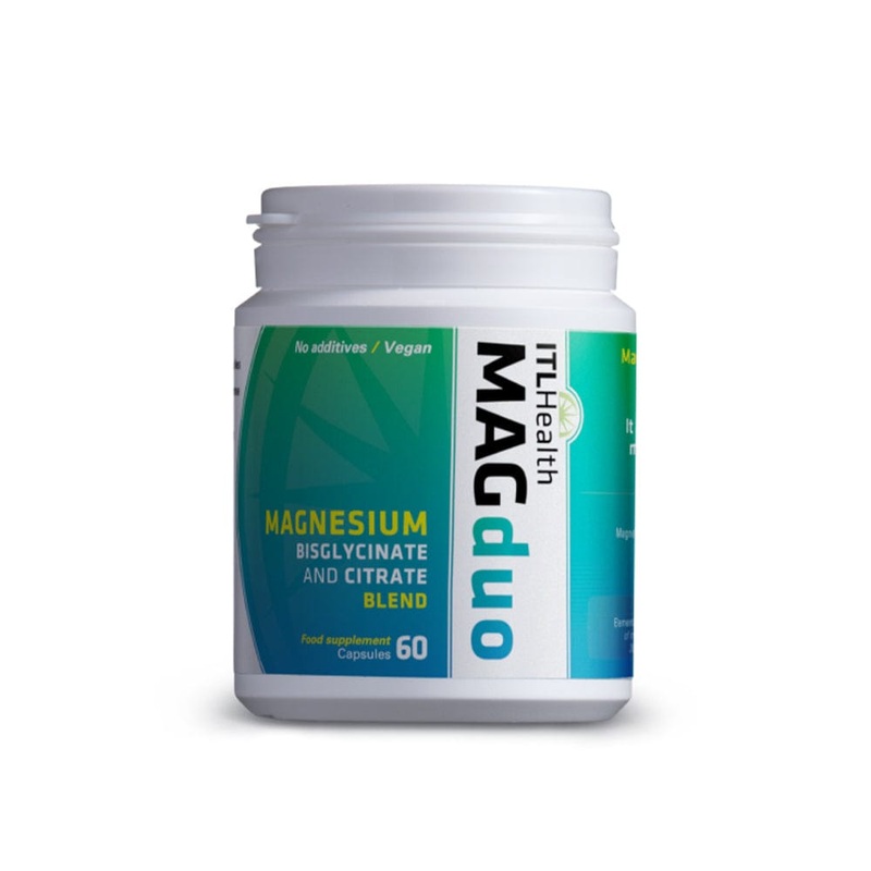 MAGduo Magnesium Bisglycinate & Citrate Blend 60 capsules