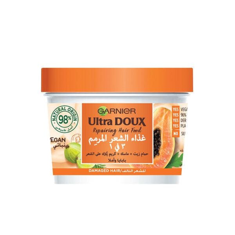 Ultra Doux – 3 in 1 Repairing Hair Food For Damaged Hair