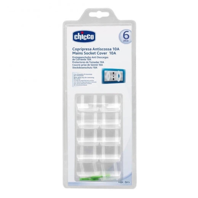 Chicco Main Socket Covers 12 Pcs- 10Ampere