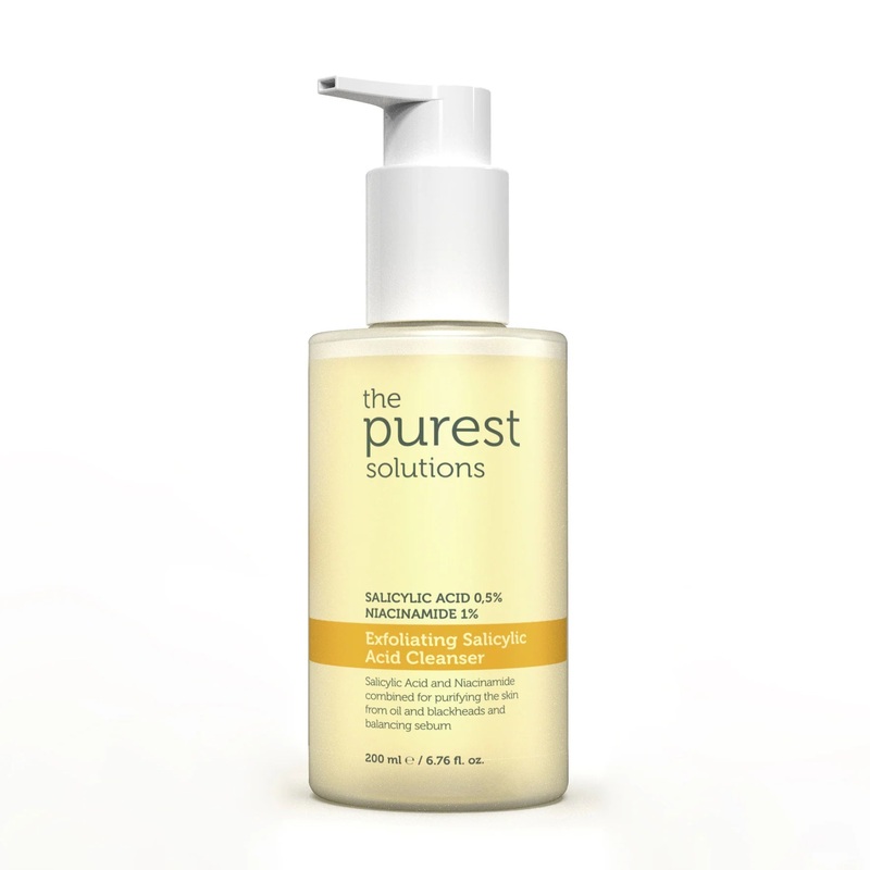 The Purest Solutions Salicylic Acid 0.5% + Niacinamide 1% Exfoliating Cleanser 200ml