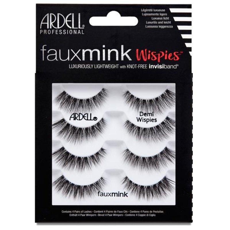 Ardell – Lashes — Faux Mink – Demi Wispies – 4/Pack
