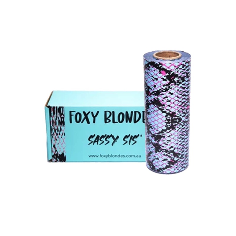 FOXY BLONDES SASSY SIS FOIL – 100M ROLL *CLEARANCE*
