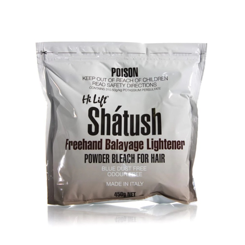 HI LIFT PROFESSIONAL SHATUSH FREEHAND BALAYAGE LIGHTENER POWDER BLEACH BLUE 450G