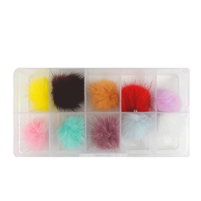 Nail Art Pom Pom Case – 2
