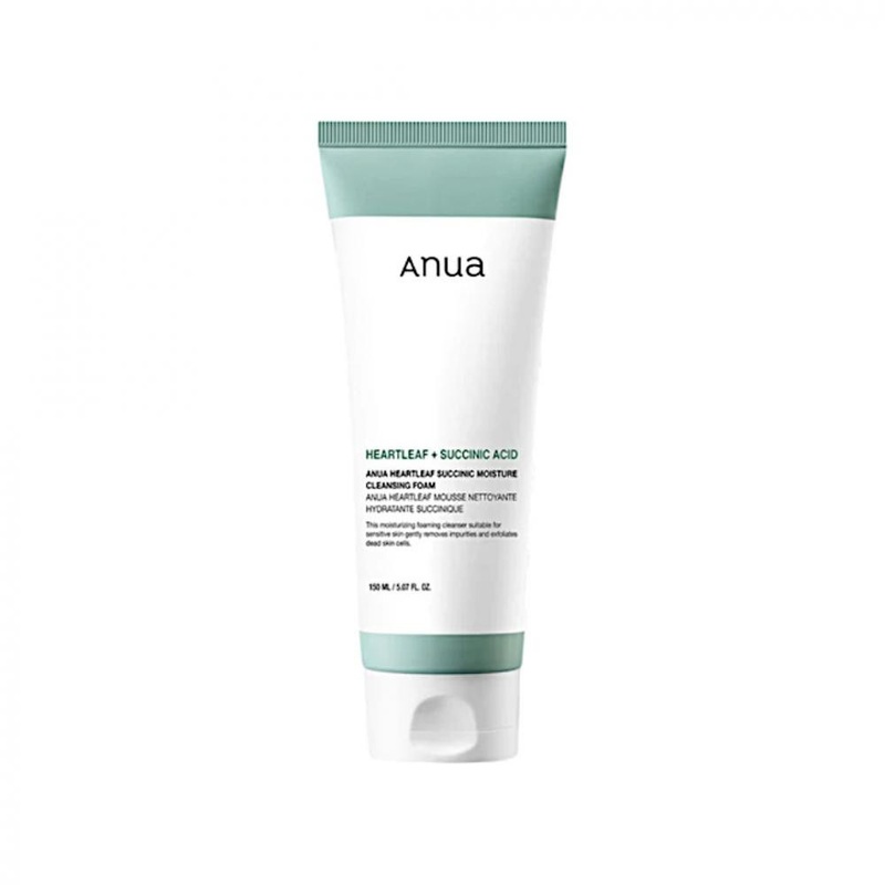 Anua — Heartleaf – Succinic Moisture Cleansing Foam 5.07oz