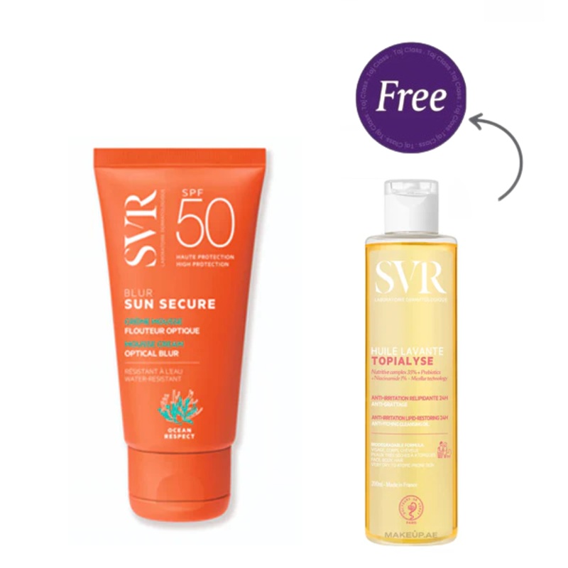 SVR Sun Secure Blur 50ml + SVR Oil Lavante 200ml Offer