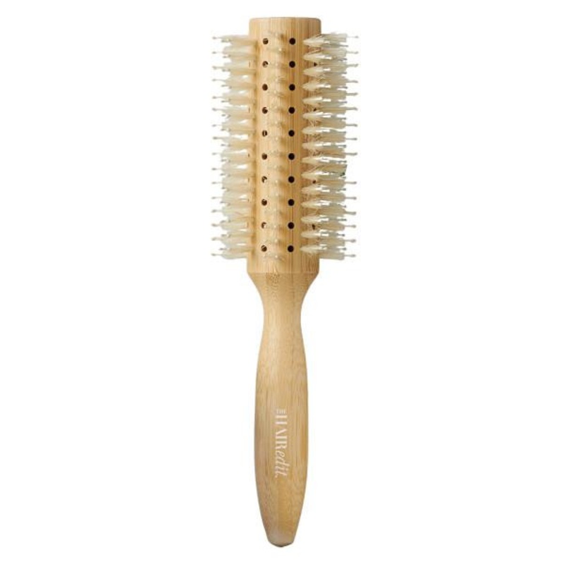 THE HAIR edit — Boar Bristle Bamboo Round Brush