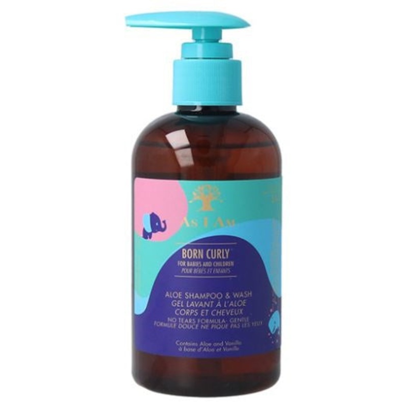 As I Am Born Curly Aloe Shampoo & Wash 8oz