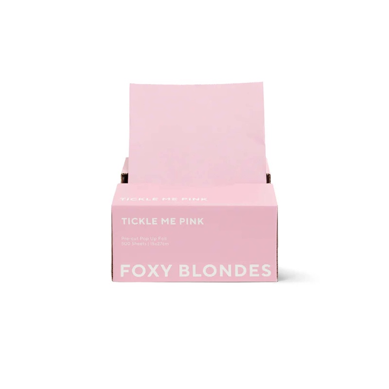 FOXY BLONDES TICKLE ME PINK POP UP FOIL – 15 X 27CM 500 SHEETS