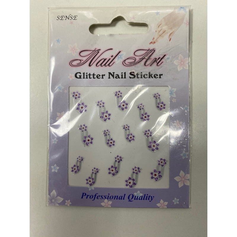 Nail Art – Glitter Nail Sticker 1,2,3