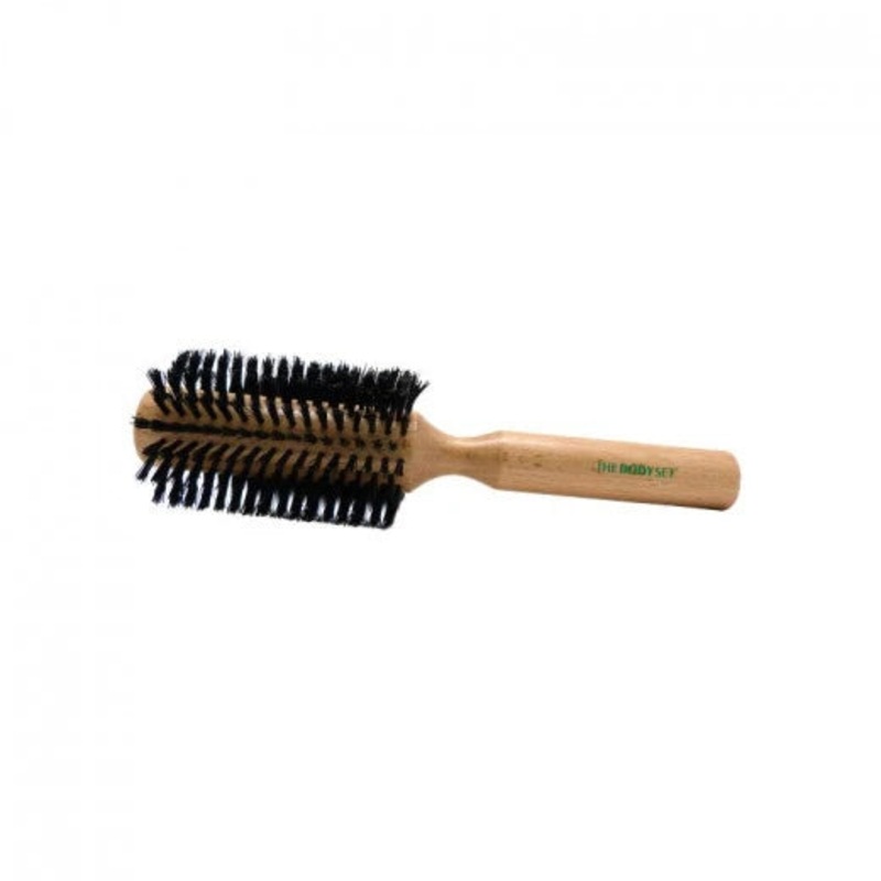 Optimal Perfect Large Round Beech Wood Hair Brush