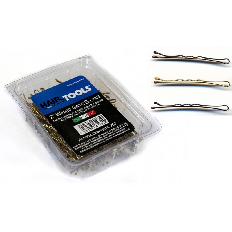 2″ WAVED GRIPS BROWN (BOX OF 250)