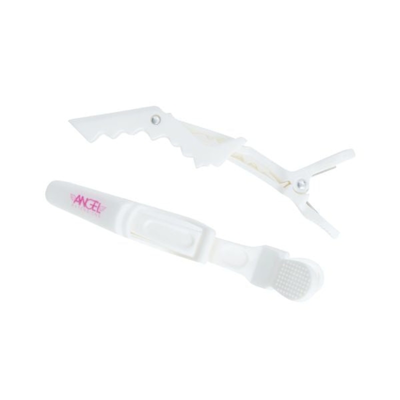 Angel Extensions White Alligator Clips – 4 Pack