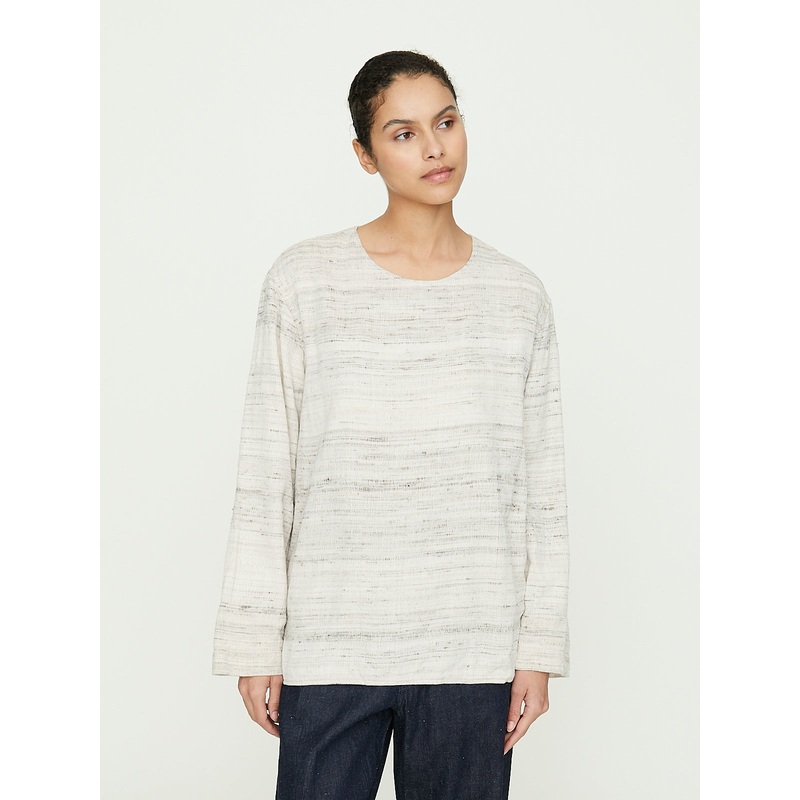 Soft T-Shirt in Lined Katiya Silk