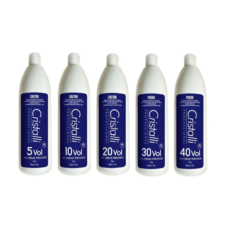 CRISTALLI Creme Peroxide  |  1000ml, Various Colours