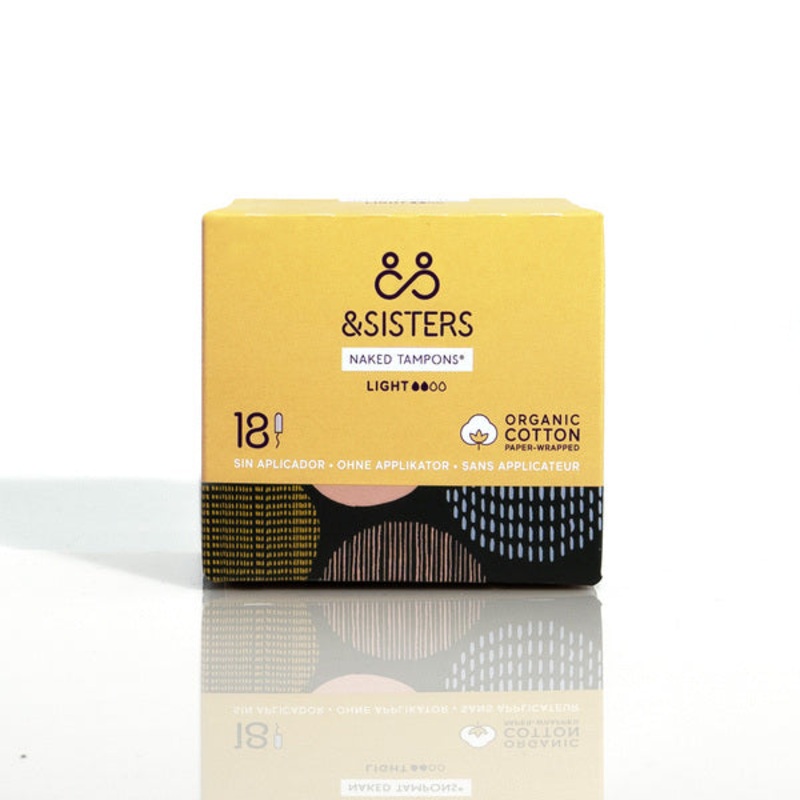 &Sisters – 18 Light Naked Tampons