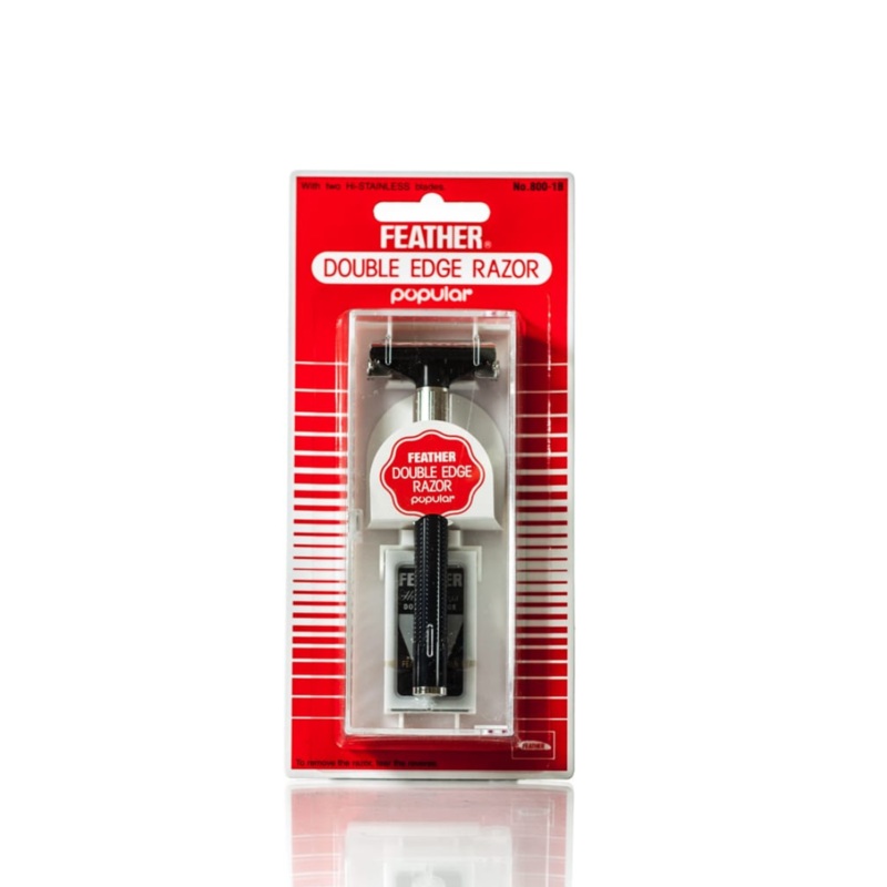 FEATHER DOUBLE EDGE RAZOR + BLADES