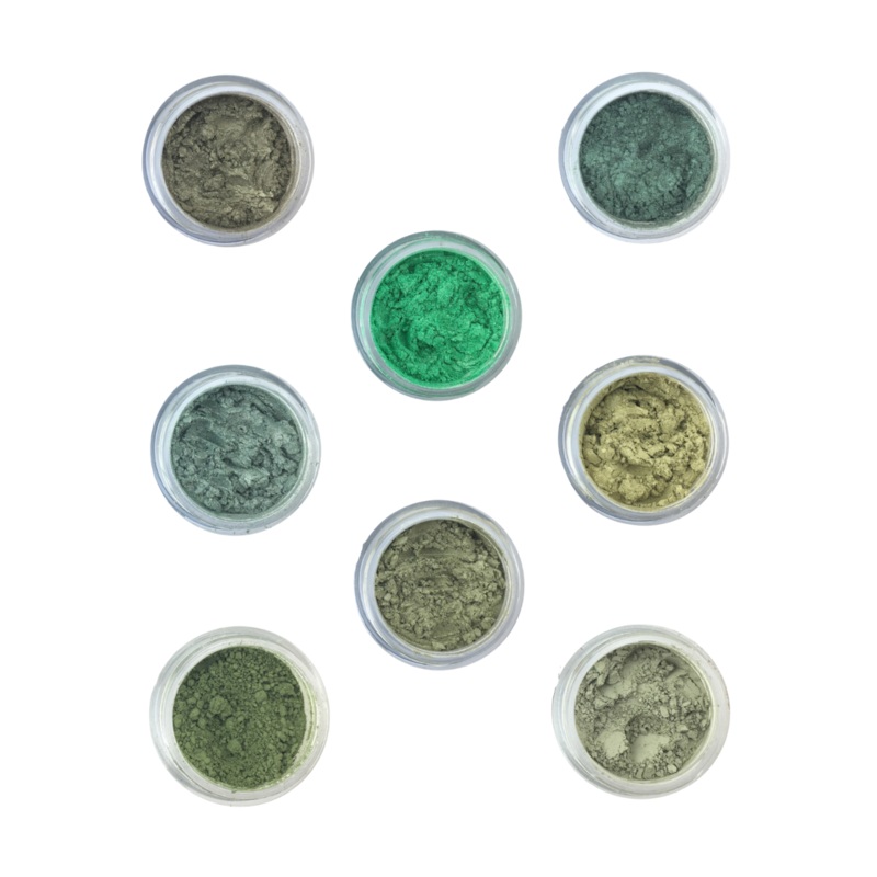 Loose Green Eyeshadows  8 Shades