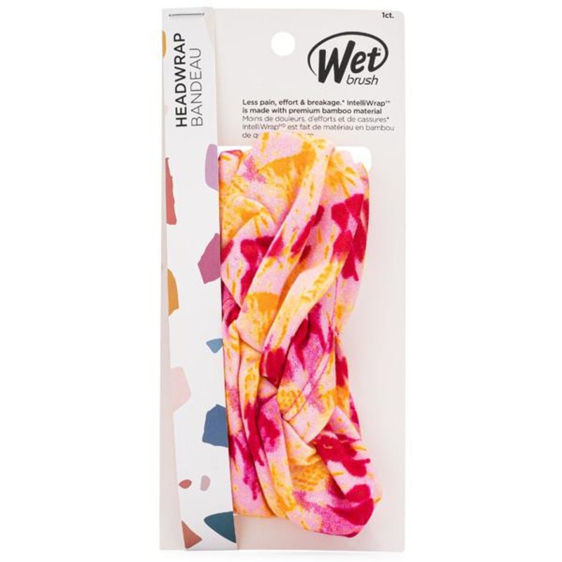 The Wet Brush — Headwrap – Pink Tie Dye