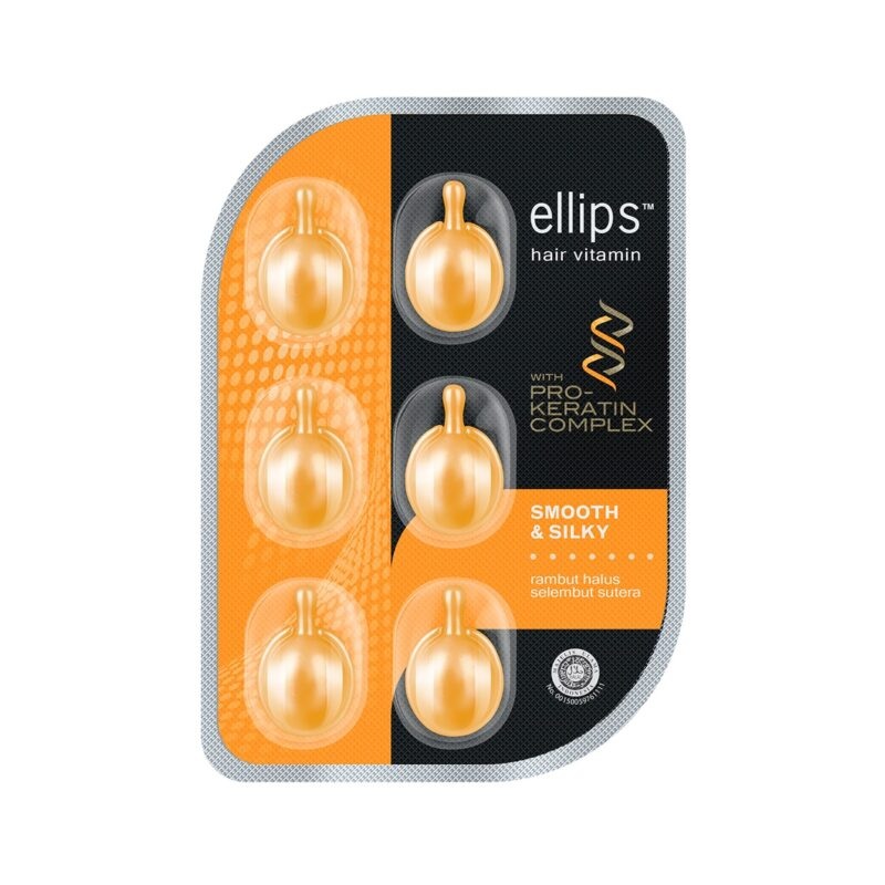 Ellips Hair Vitamin Pro Keratin Smooth & Silky Blister 6 Pcs