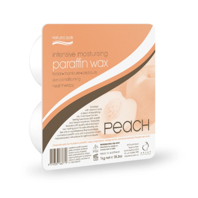 NATURAL LOOK PARAFIN PEACH WAX 1KG