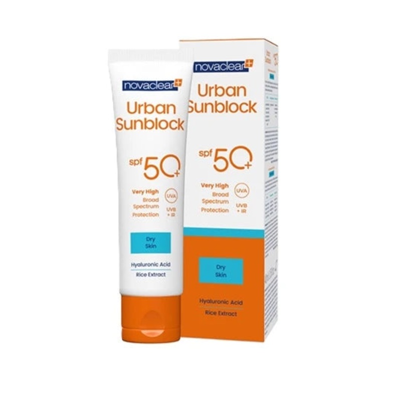 Novaclear Urban Sunblock Face Cream SPF 50+ Dry Skin Combination Skin 40 ML