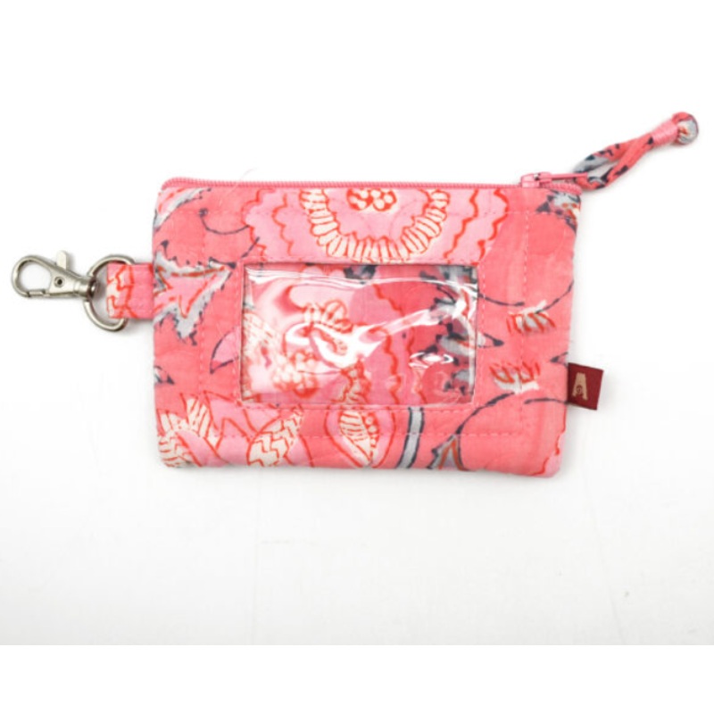 ID Pouch – Peony Blooms